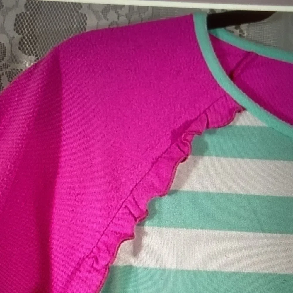10/$50 Komar Kids Dream Legebd Varsity Home Sleeperwear Dress Size XL (14-16)